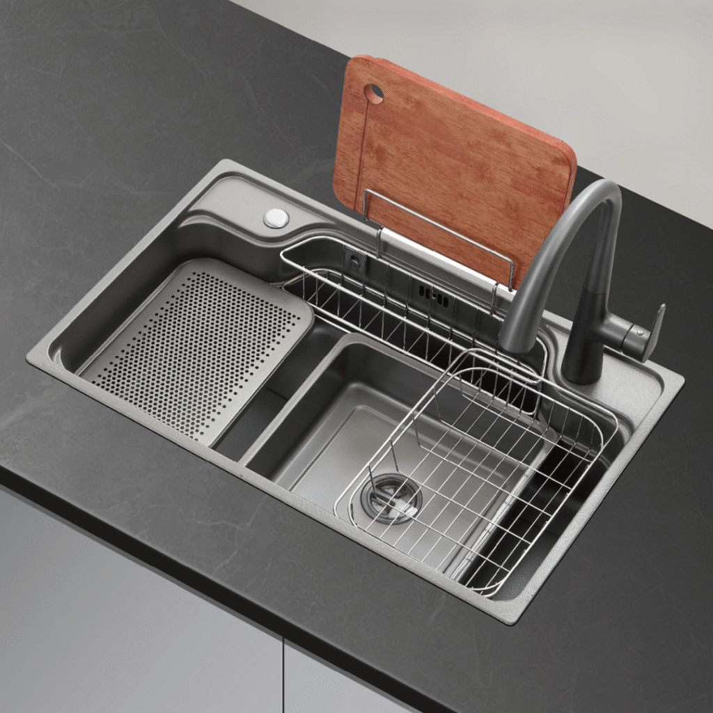 Modern stylish kitchen sink designs in Kampala Uganda