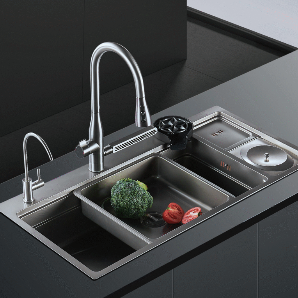 Premium double bowl kitchen sink in Kampala Uganda