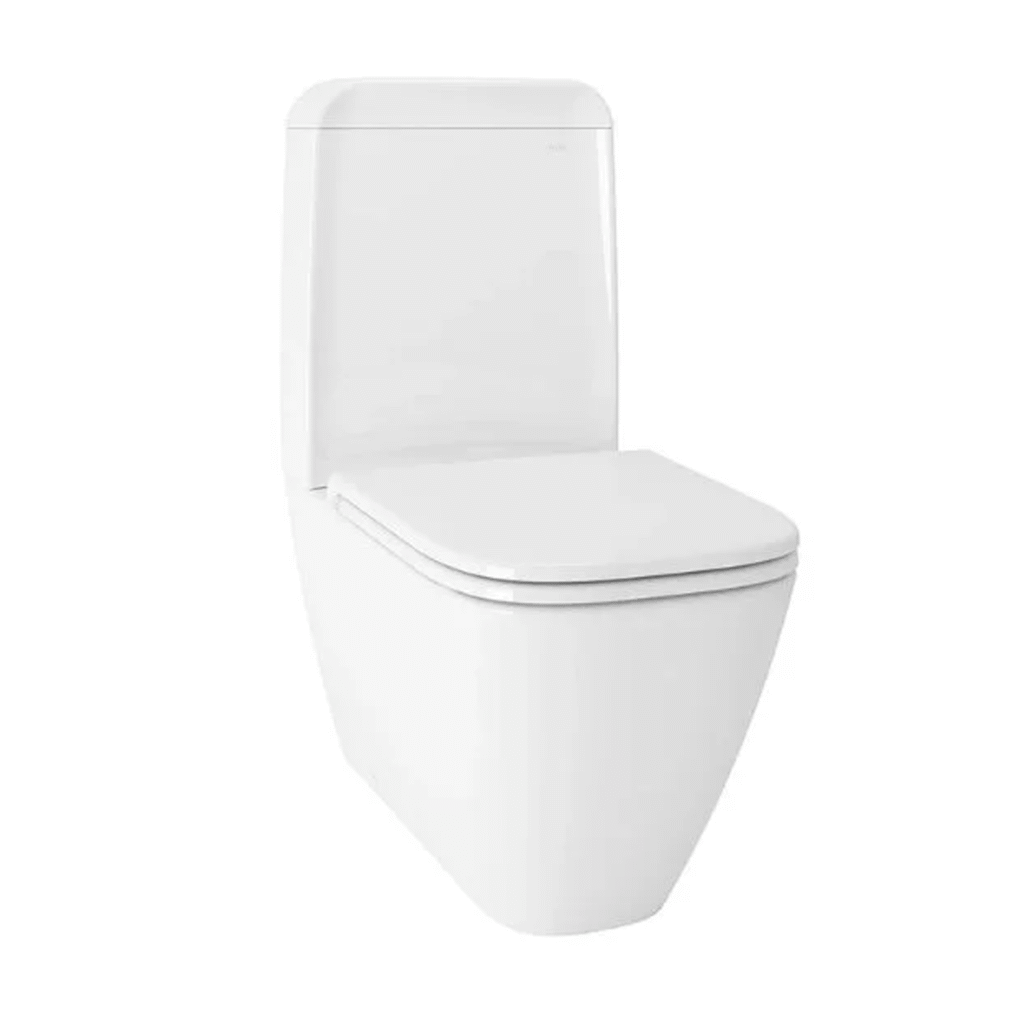 Wall-hung toilet in Uganda