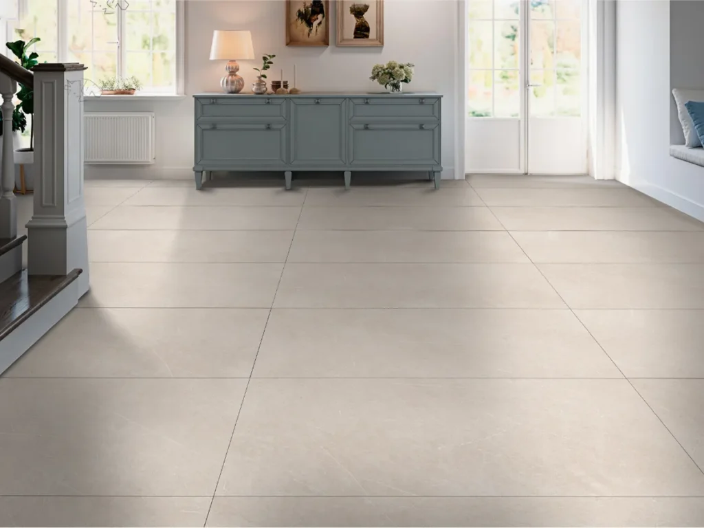 Colored tiles in Uganda