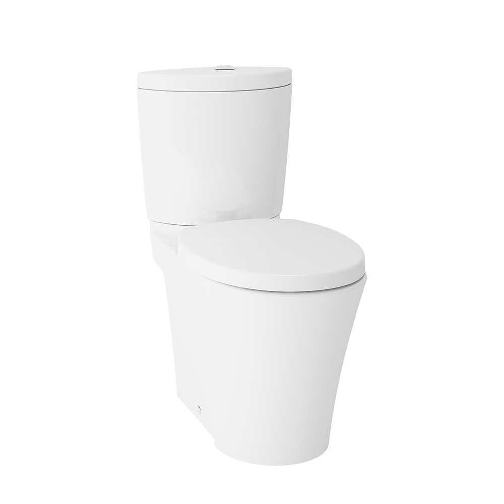 Floor-standing toilet in Uganda