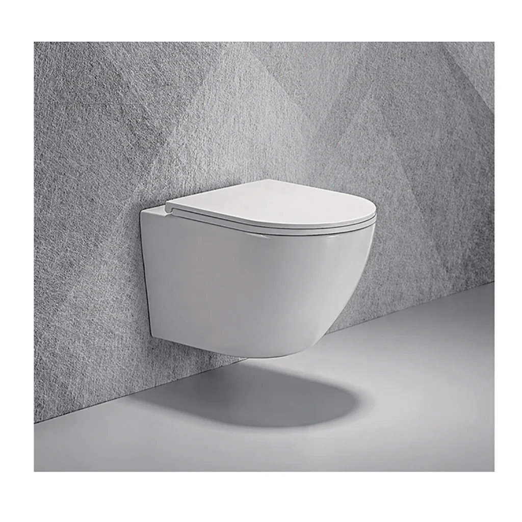 Wall-hung toilet sanitaryware in Uganda