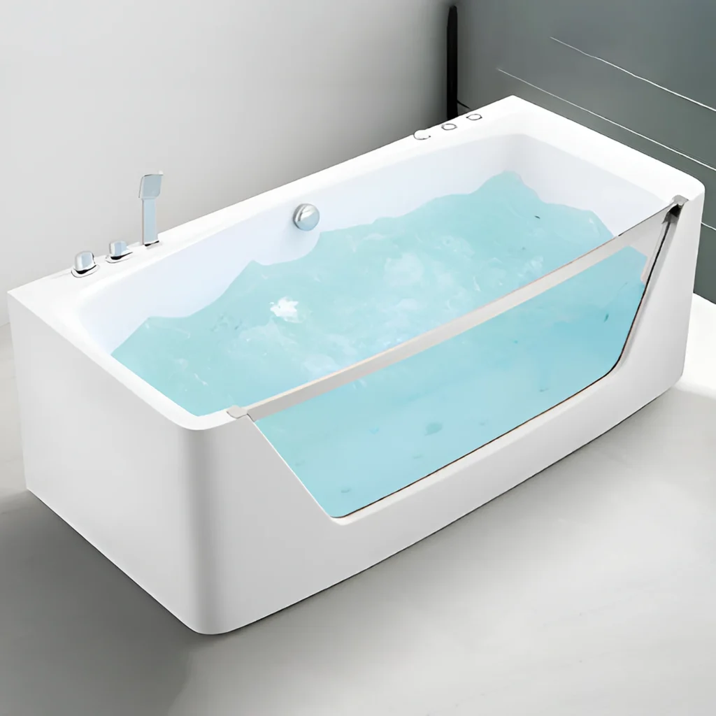 Oval bathtub in Uganda