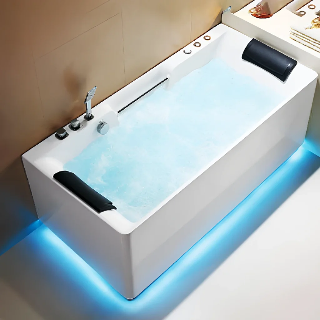 Rectangular bathtub in Uganda