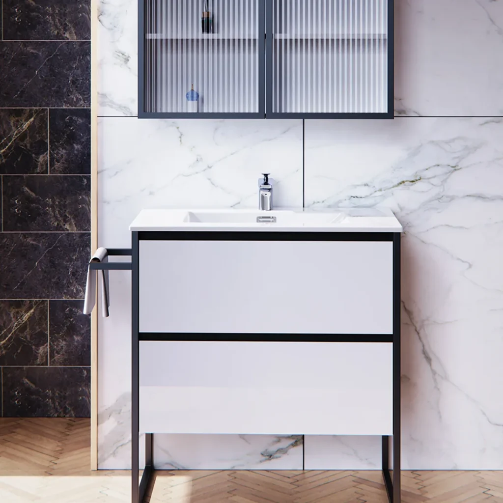 Small basin cabinet in Uganda